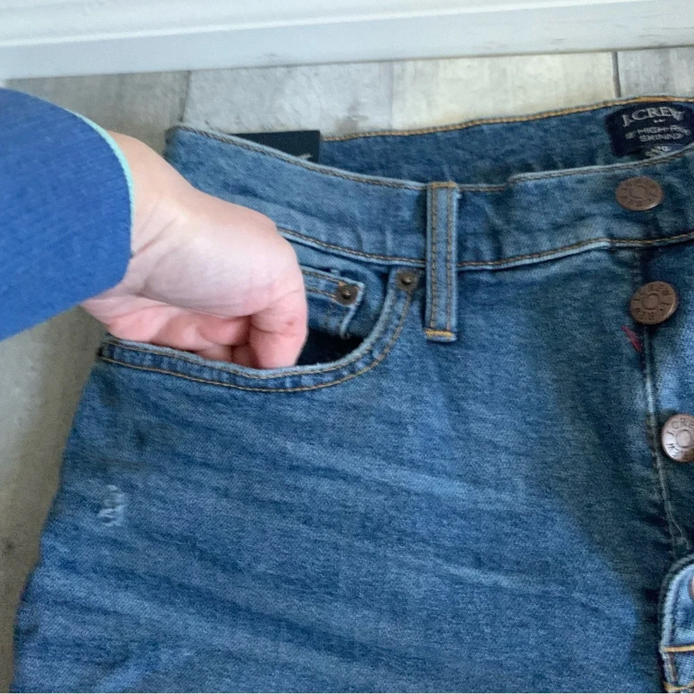 NWT J Crew Factory 10" High Rise Skinny Size 30 - Picture 4 of 8